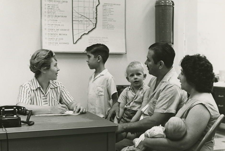 Cuban Refugee Center records. Image courtesy of the Cuban Heritage Collection, University of Miami Libraries