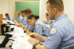 School of Justice students in a classroom