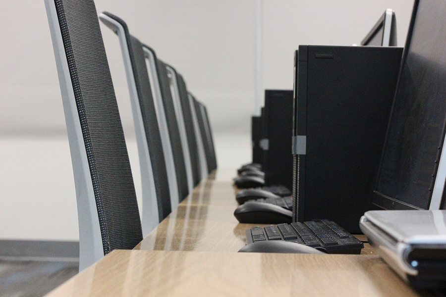 Image of Computers on a desk